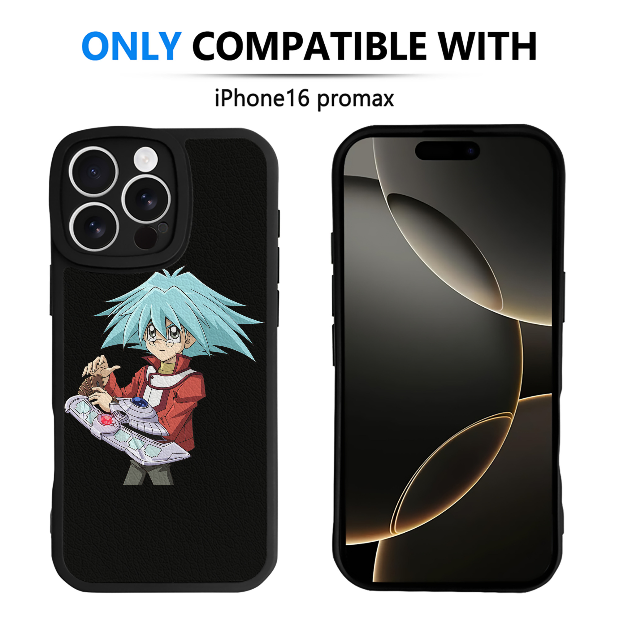 遊☆戯☆王 Yu-Gi-Oh! 【iPhone 16シリーズ対応】シリコンスマホケース（レザー調） 材質：シリコン